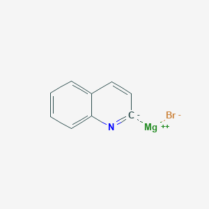molecular formula C9H6BrMgN B6303066 Quinolin-2-ylmagnesium bromide CAS No. 46046-59-7