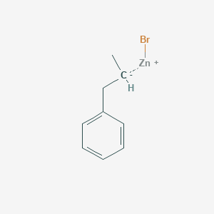 molecular formula C9H11BrZn B6303098 3-Phenyl-2-propylzinc bromide CAS No. 276254-58-1