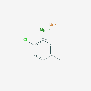 molecular formula C7H6BrClMg B6303120 2-Chloro-5-methylphenylmagnesium bromide CAS No. 1428324-28-0