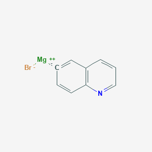 molecular formula C9H6BrMgN B6303127 Quinolin-6-ylmagnesium bromide CAS No. 1621468-72-1