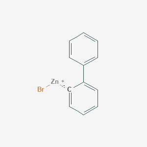 molecular formula C12H9BrZn B6303148 2-(Biphenyl)zinc bromide CAS No. 1380656-79-0