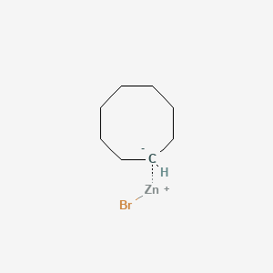 molecular formula C8H15BrZn B6303162 Cyclooctylzinc bromide CAS No. 1262434-43-4