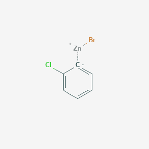 molecular formula C6H4BrClZn B6303179 2-Chlorophenylzinc bromide CAS No. 1256782-32-7