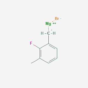 molecular formula C8H8BrFMg B6303204 2-Fluoro-3-methylbenzylmagnesium bromide CAS No. 107549-27-9