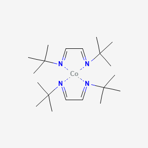 molecular formula C20H40CoN4 B6303273 Bis(1,4-di-t-butyl-1,3-diazabutadienyl)cobalt(II) Co(DAD)2 CAS No. 177099-51-3