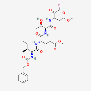 molecular formula C30H43FN4O11 B6303567 Z-Ile-Glu(OMe)-Thr-DL-Asp(OMe)-fluoromethylketone CAS No. 1926163-59-8