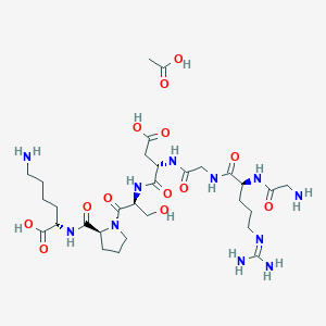 H-Gly-Arg-Gly-Asp-Ser-Pro-Lys-OH Acetate