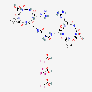 H-Glu[cyclo(-Arg-Gly-Asp-D-Phe-Lys)]-cyclo(-Arg-Gly-Asp-D-Phe-Lys) trifluoroacetate