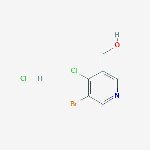 molecular formula C6H6BrCl2NO B6303851 3-Bromo-4-chloropyridine-5-methanol hydrochloride CAS No. 2121514-38-1