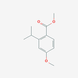 molecular formula C12H16O3 B6303913 Methyl 2-isopropyl-4-methoxybenzoate CAS No. 2066515-41-9