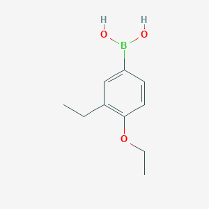 molecular formula C10H15BO3 B6304044 4-Ethoxy-3-ethylphenylboronic acid CAS No. 2121512-95-4