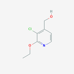 molecular formula C8H10ClNO2 B6304083 (3-Chloro-2-ethoxypyridin-4-yl)methanol CAS No. 2056110-45-1