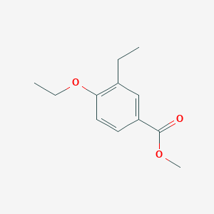 molecular formula C12H16O3 B6304086 Methyl 3-ethyl-4-ethoxybenzoate CAS No. 2027537-29-5