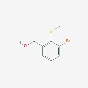 [3-Bromo-2-(methylsulfanyl)phenyl]methanol