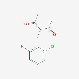 3-(2-Chloro-6-fluorobenzyl)pentane-2,4-dione