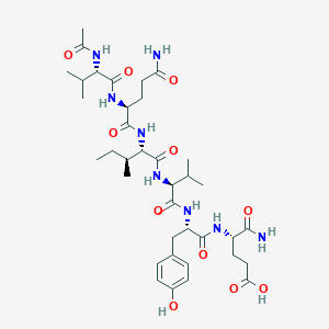 molecular formula C37H58N8O11 B6304661 Acetyl-PHF6KE amide 