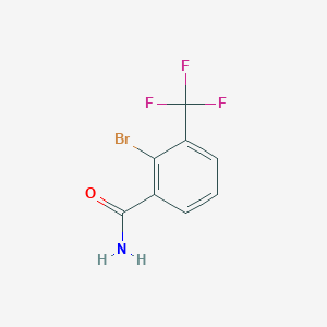 molecular formula C8H5BrF3NO B6304853 2-Bromo-3-(trifluoromethyl)benzamide CAS No. 1369884-25-2