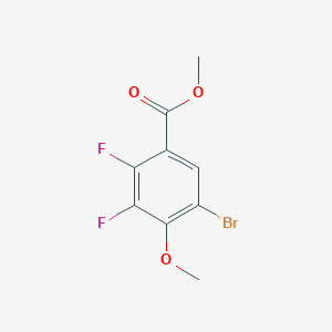 molecular formula C9H7BrF2O3 B6304877 Methyl 5-bromo-2,3-difluoro-4-methoxybenzoate CAS No. 2091796-40-4