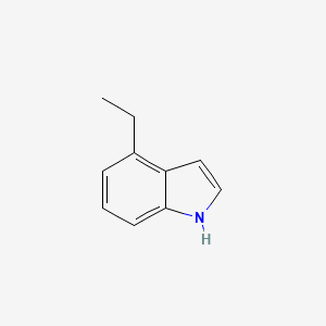 molecular formula C10H11N B6305159 1H-Indole, 4-ethyl- CAS No. 344748-71-6