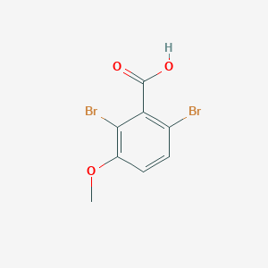 molecular formula C8H6Br2O3 B6305246 2,6-Dibromo-3-methoxybenzoic acid CAS No. 2091763-16-3