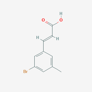 molecular formula C10H9BrO2 B6305392 (E)-3-(3-Bromo-5-methylphenyl)acrylic acid CAS No. 1262018-17-6