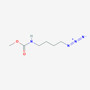molecular formula C6H12N4O2 B063058 methyl N-(4-azidobutyl)carbamate CAS No. 177489-87-1