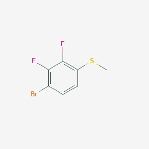 B6305965 (4-Bromo-2,3-difluorophenyl)(methyl)sulfane CAS No. 1823588-11-9