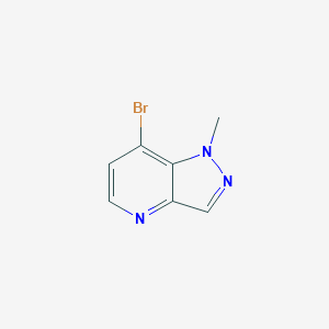 molecular formula C7H6BrN3 B6306036 7-Bromo-1-methyl-pyrazolo[4,3-b]pyridine CAS No. 1823268-58-1