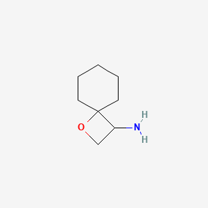 molecular formula C8H15NO B6306072 1-Oxaspiro[3.5]nonan-3-amine CAS No. 1823884-22-5