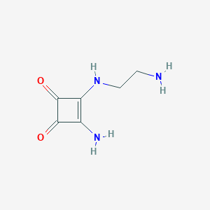 3-Amino-4-(2-aminoethylamino)cyclobut-3-ene-1,2-dione