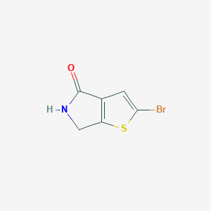 2-Bromo-5,6-dihydro-4H-thieno[2,3-c]pyrrol-4-one