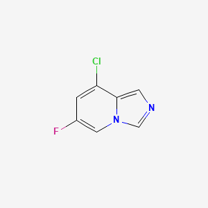 8-Chloro-6-fluoroimidazo[1,5-a]pyridine