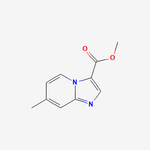 molecular formula C10H10N2O2 B6306201 Methyl 7-methylimidazo[1,2-a]pyridine-3-carboxylate CAS No. 1822752-95-3