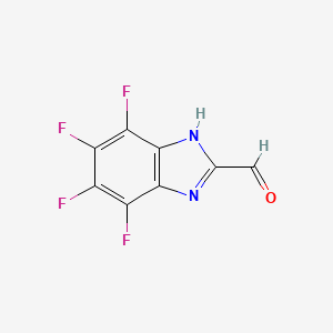 4,5,6,7-Tetrafluoro-1H-benzoimidazole-2-carbaldehyde, 95%