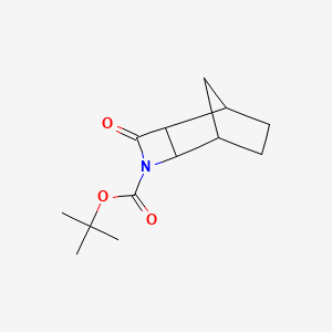 (+/-)-tert-Butyl-4-oxo-3-azatricyclo[4.2.1.02,5]nonane-3-carboxylate, 98%