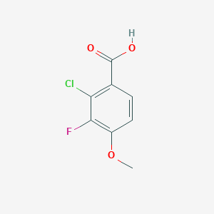 2-Chloro-3-fluoro-4-methoxybenzoic acid