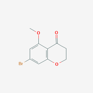 molecular formula C10H9BrO3 B6306461 7-Bromo-5-methoxychroman-4-one CAS No. 1273611-58-7