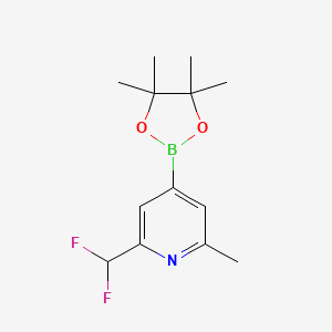 2-(Difluoromethyl)-6-methylpyridine-4-boronic acid pinacol ester