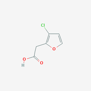 B6306480 3-Chlorofuran-2-acetic acid CAS No. 1378768-90-1