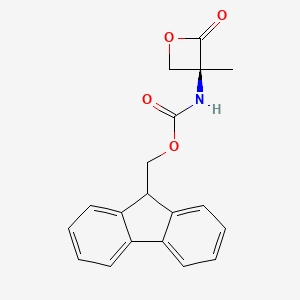 molecular formula C19H17NO4 B6306804 Fmoc-alpha-Me-Ser-lactone CAS No. 1926163-88-3