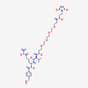 molecular formula C36H55N7O12 B6306824 Mal-PEG4-Val-Cit-PAB 