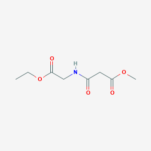 molecular formula C8H13NO5 B6306862 Methyl 3-(2-ethoxy-2-oxoethylamino)-3-oxopropanoate CAS No. 82031-42-3