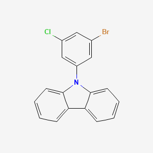 9-(3-Bromo-5-chlorophenyl)-9H-carbazole