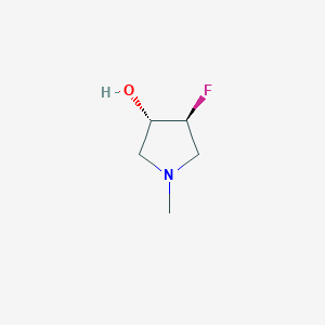 trans-4-Fluoro-1-methylpyrrolidin-3-ol