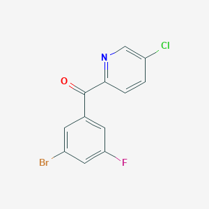 (3-Bromo-5-fluorophenyl)(5-chloropyridin-2-yl)methanone