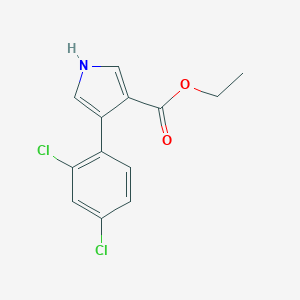 ethyl 4-(2,4-dichlorophenyl)-1H-pyrrole-3-carboxylate
