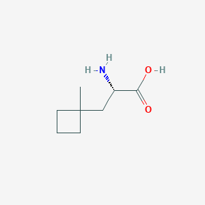 molecular formula C8H15NO2 B6306902 (2S)-2-Amino-3-(1-methylcyclobutyl)propanoic acid CAS No. 1844992-13-7