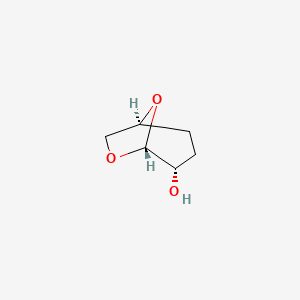 molecular formula C6H10O3 B6306916 (1s,4s,5r)-6,8-Dioxabicyclo[3.2.1]octan-4-ol CAS No. 39682-49-0