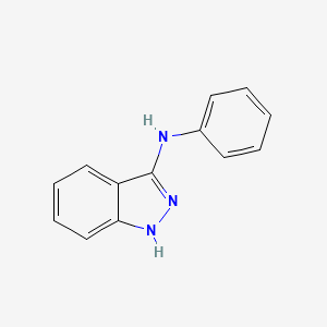 molecular formula C13H11N3 B6306928 N-Phenyl-1H-indazol-3-amine CAS No. 835-42-7