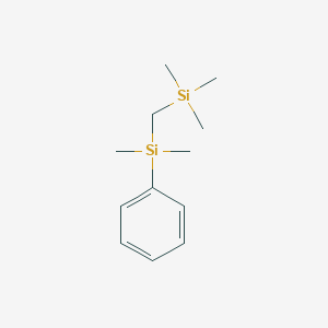 molecular formula C12H22Si2 B6306945 Dimethyl-phenyl-(trimethylsilyl)methylsilane CAS No. 18027-71-9